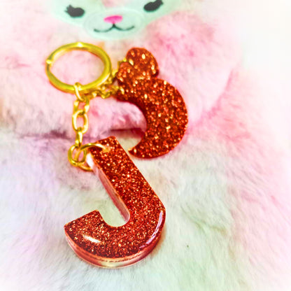 Orange Glitter Charms Theme