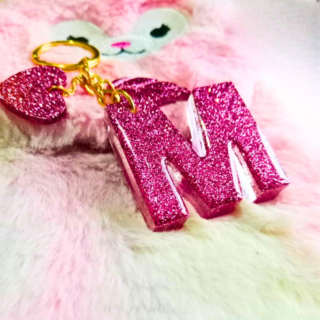 Pink Glitter Charms Theme
