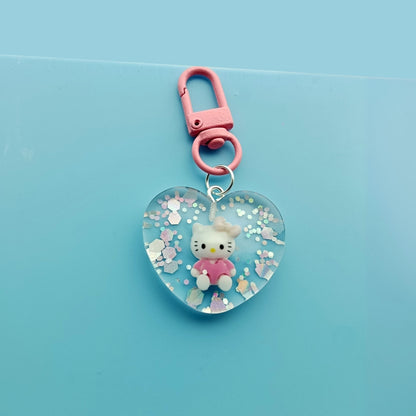 Hello Kitty Heart Bag Charm